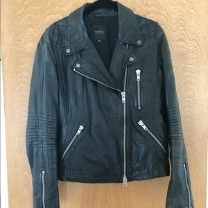 Barney’s Leather Moto Jacket